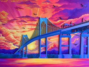 "Newport Bridge" Original Painting