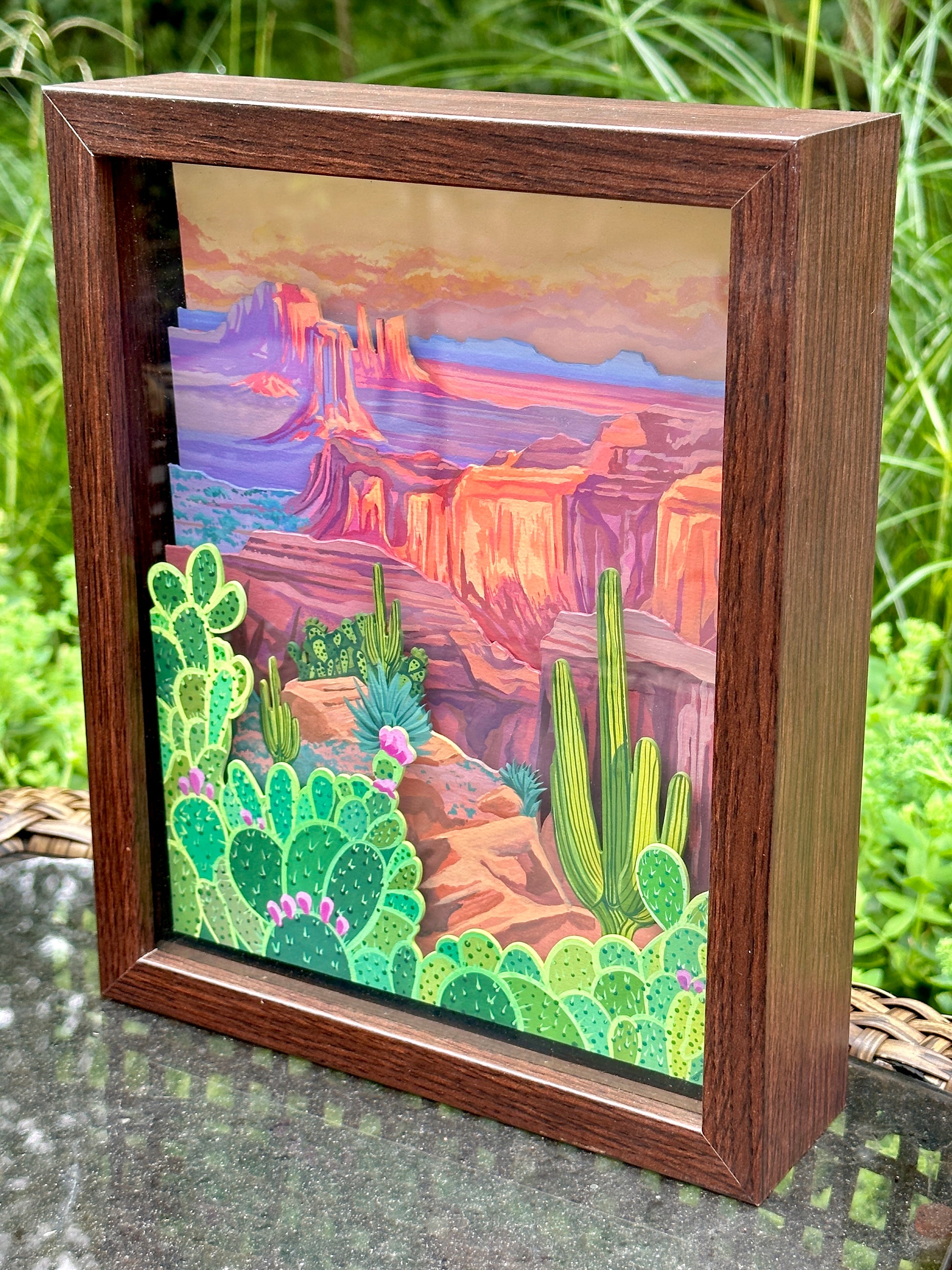 Saguaro National Park Original 3D Painting