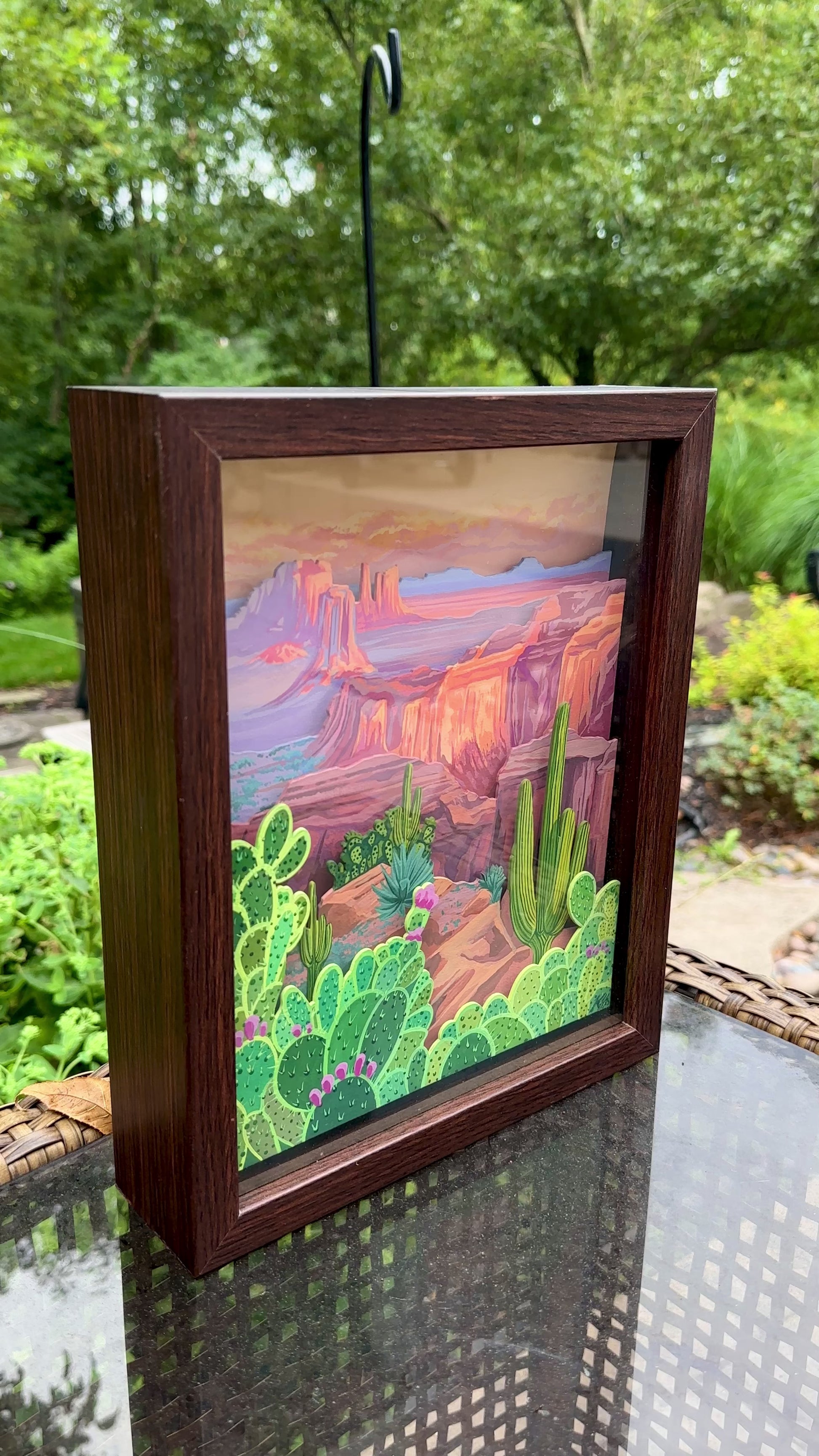 Saguaro National Park Original 3D Painting