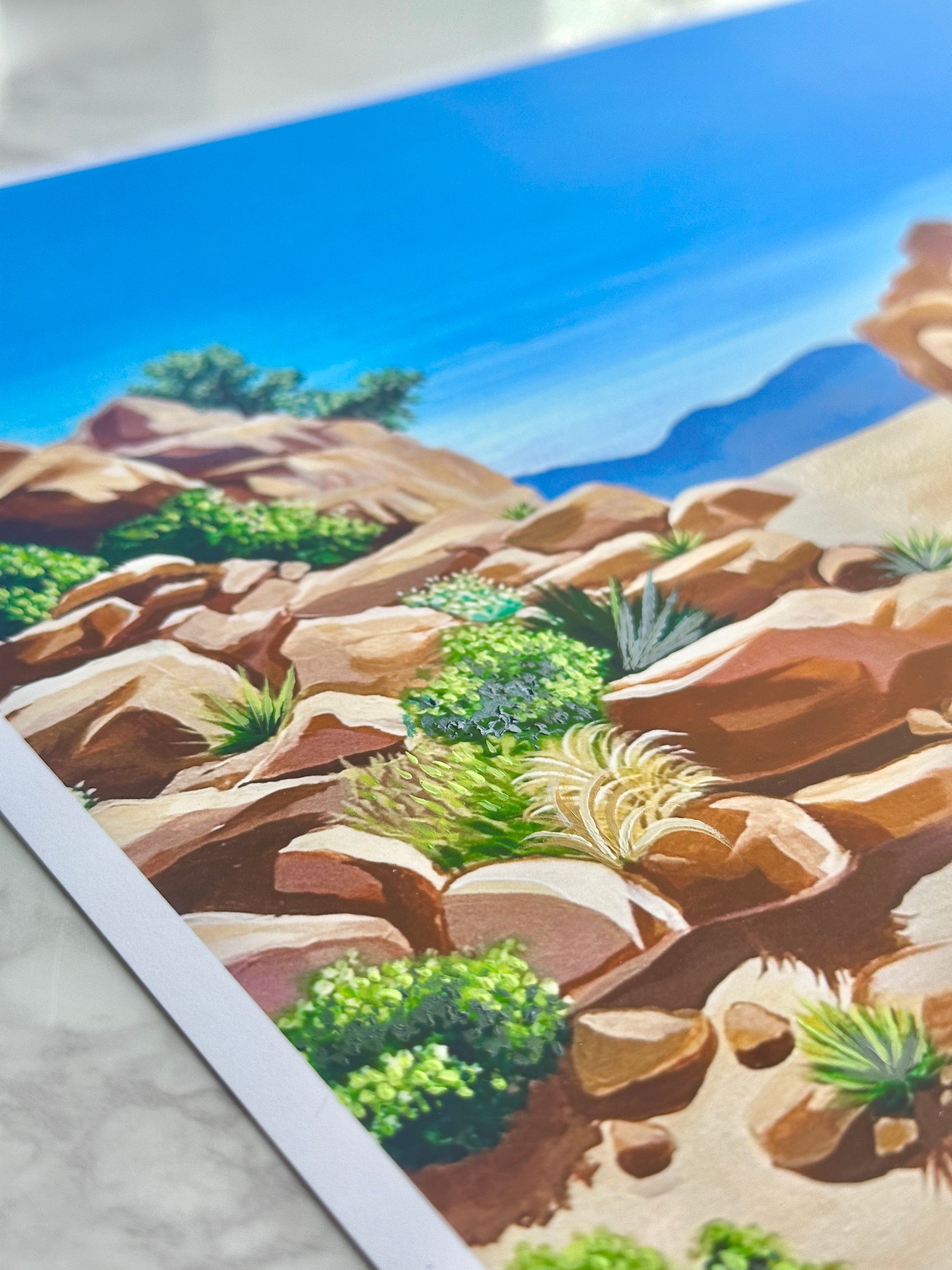 "Yucca Brevifolia" Hand-Embellished Prints