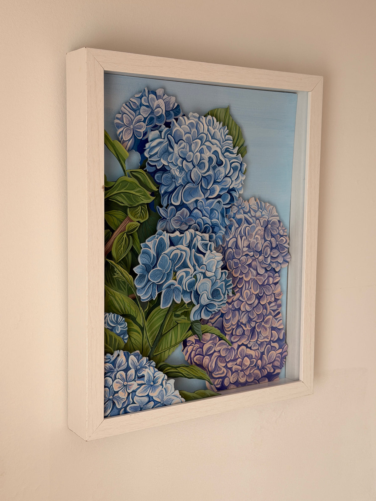 Kate's Hydrangea 3D Original Painting