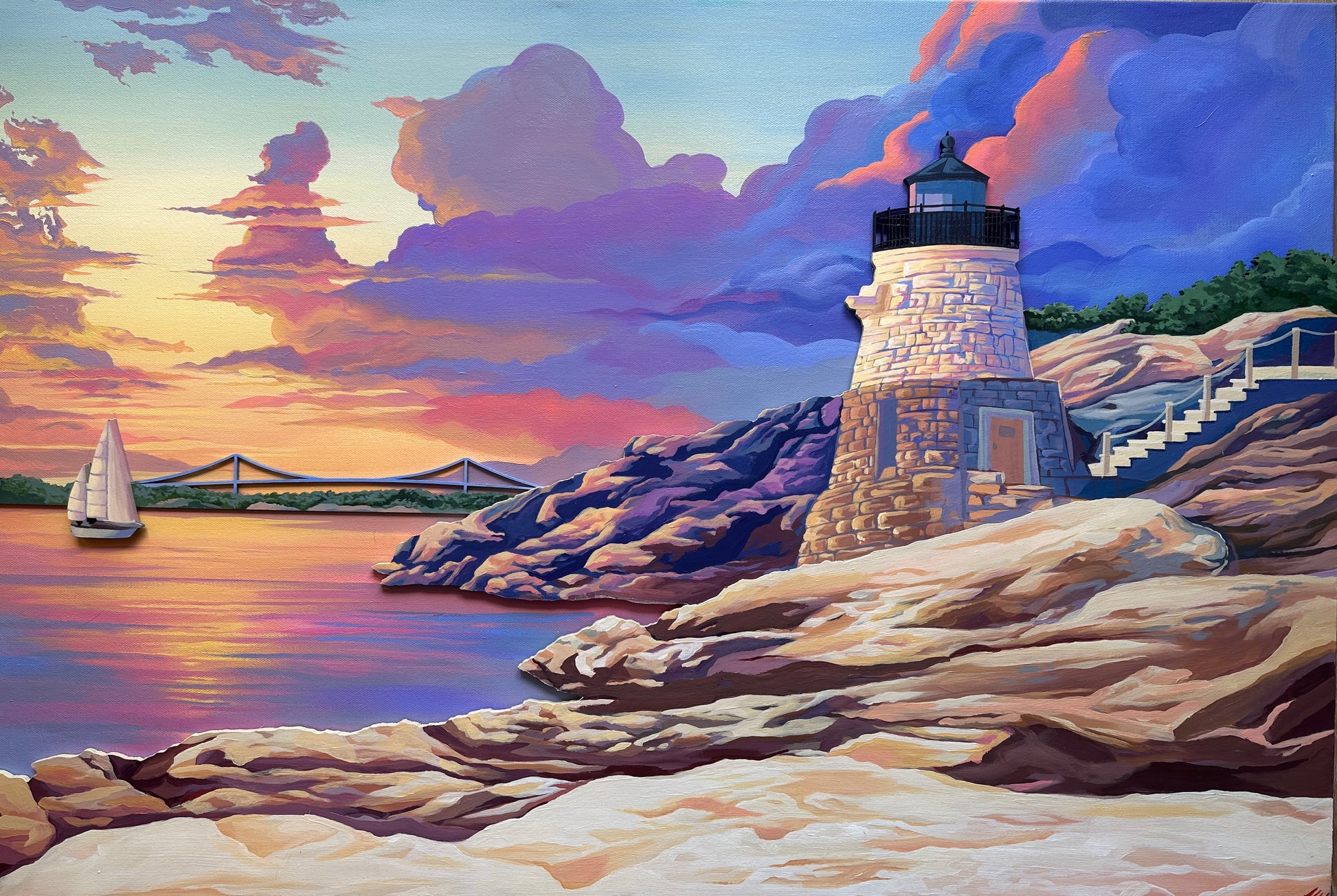 "Castle Hill" Original Painting