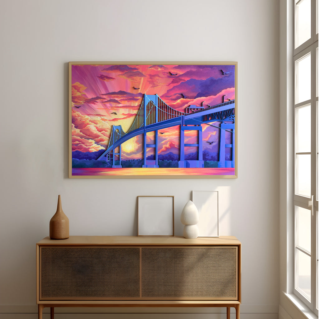 "Newport Bridge" Limited Edition Print