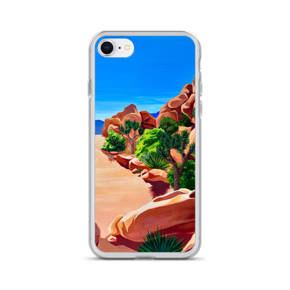 "Yucca Brevifolia" (Joshua Tree #2) National Park iPhone Case