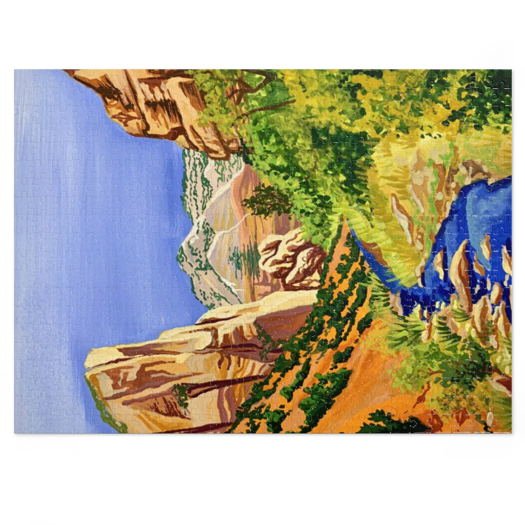 Zion River Valley Jigsaw Puzzle (500 pcs)
