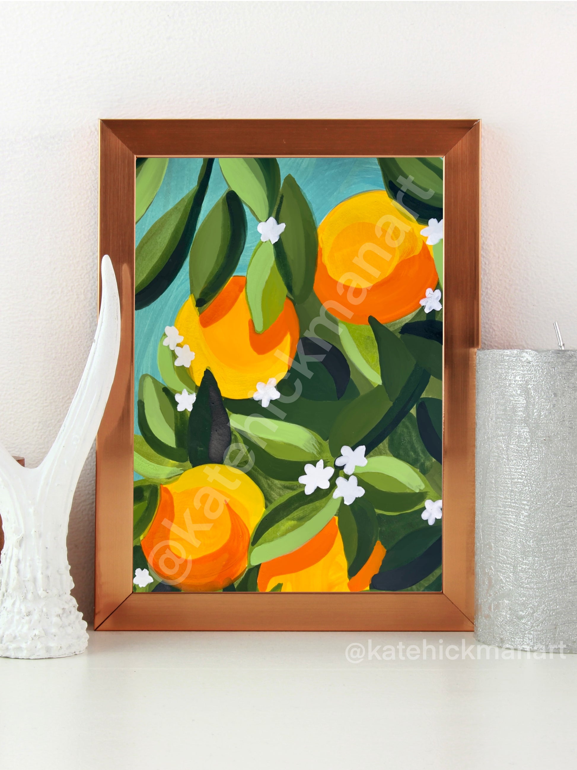 Orange Grove Sketchbook Print