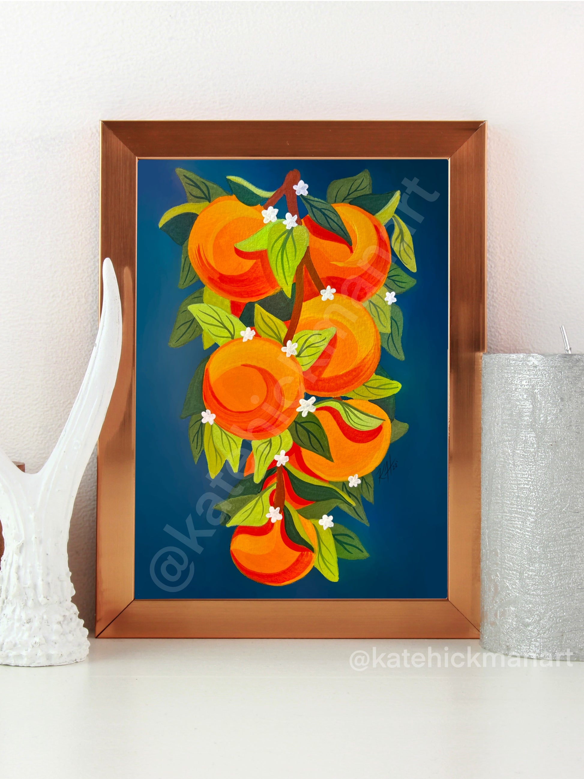 Clementine Bunch Print