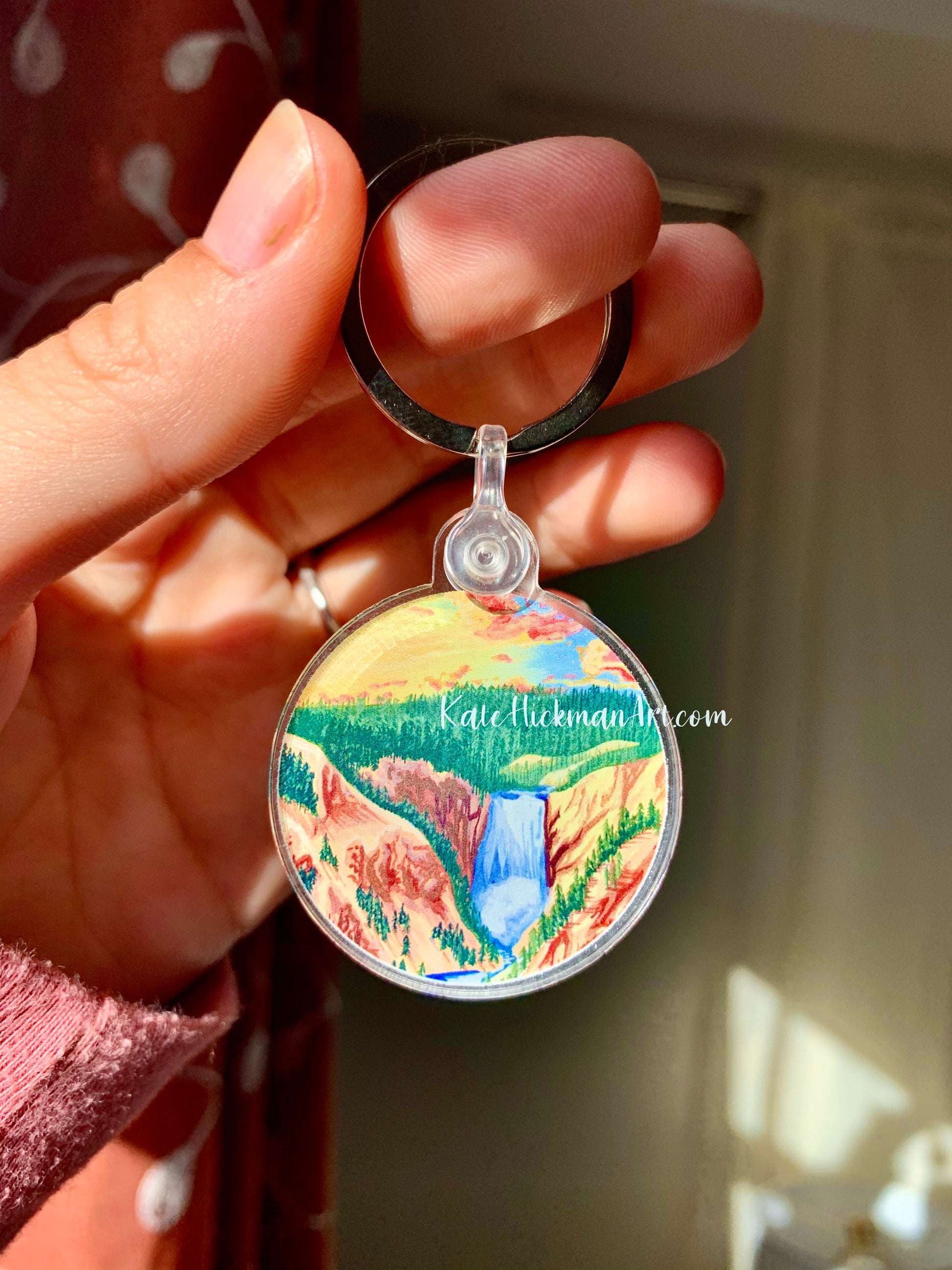 Yellowstone National Park Keychain