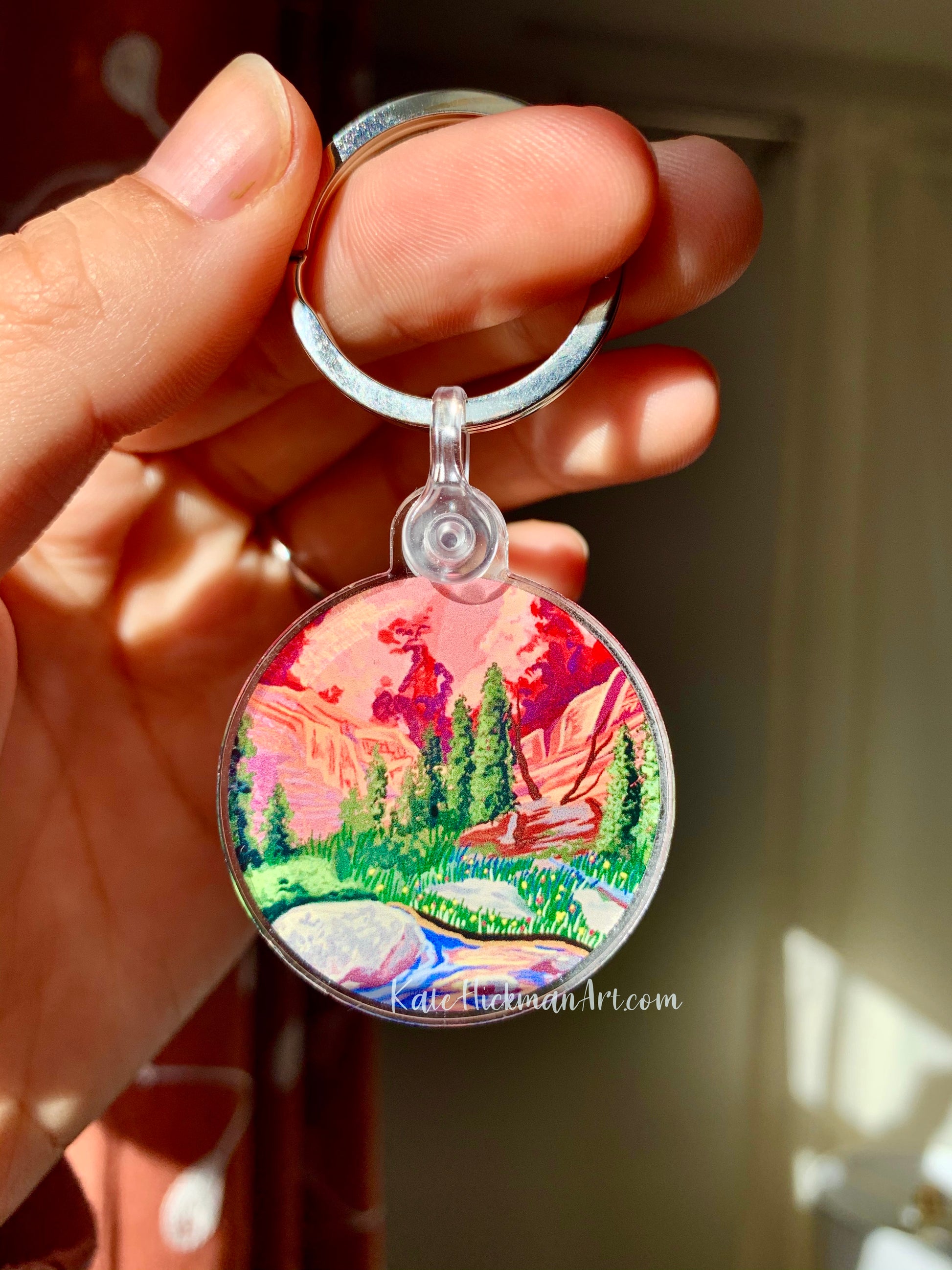 Rocky Mountains National Park Keychain