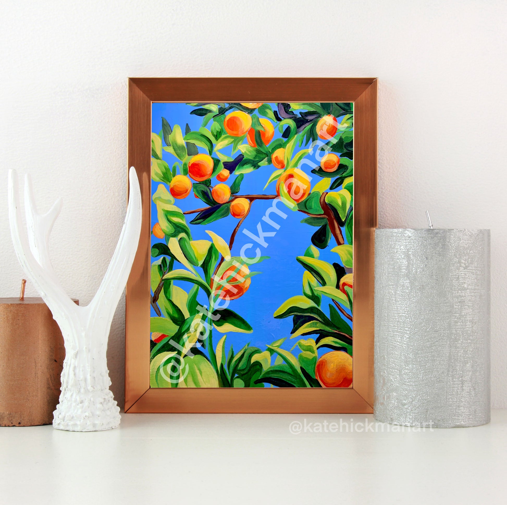 Tangerine Grove Print