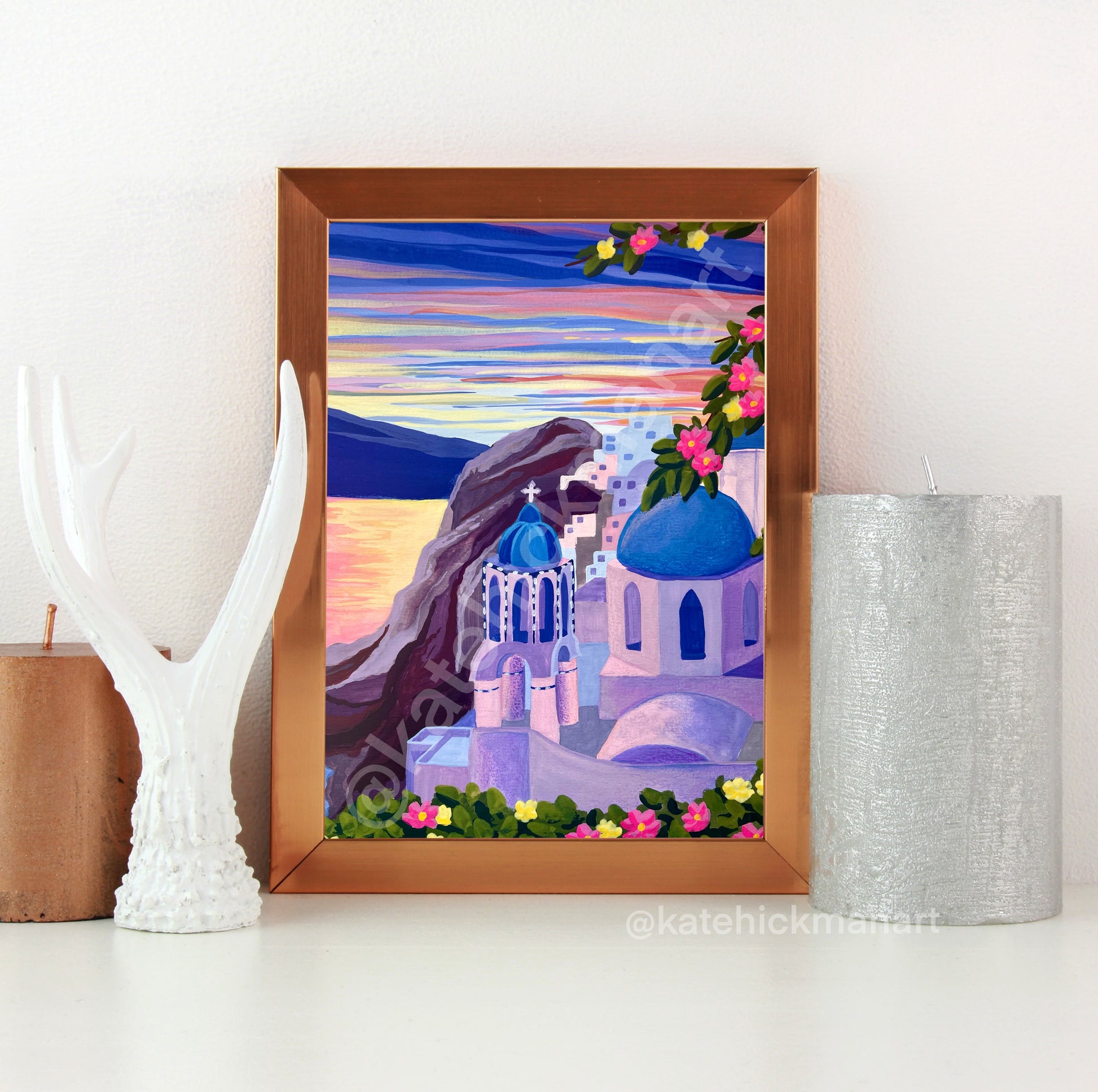 "Santorini" Print
